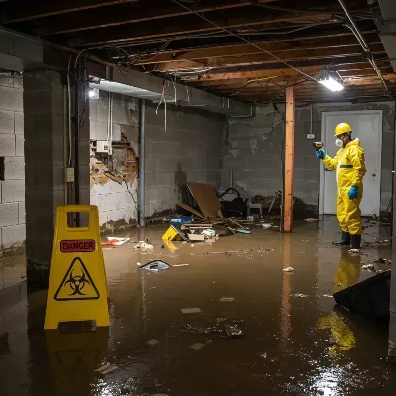 Flooded Basement Electrical Hazard in Swisher County, TX Property